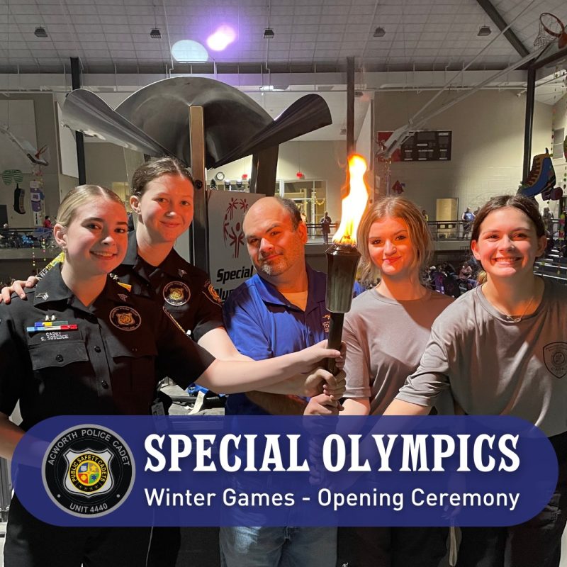 2024 Special Olympics Winter Games Acworth Public Safety Cadets