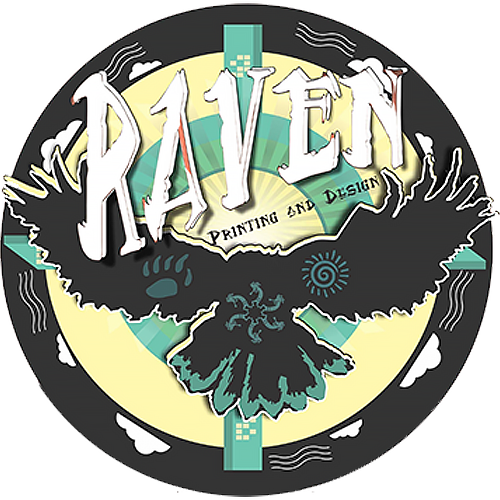 image of Raven printing and design logo