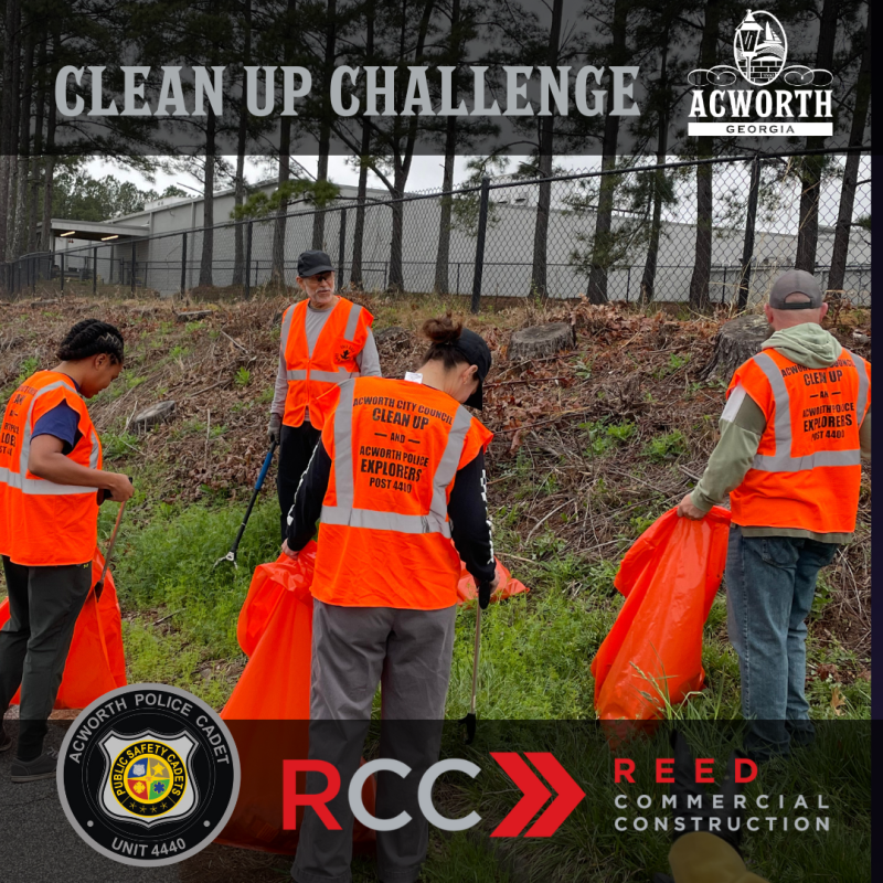 Acworth Clean Up Challenge -1st Quarter – Acworth Public Safety Cadets