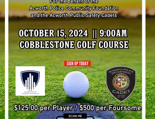  Join Us for the 1st Annual Acworth Police Community Golf Tournament!
